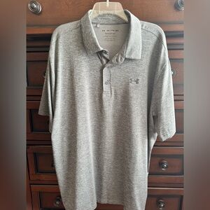 Under Armour Men’s Heather Gray Polo Shirt
